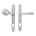 Dauby veiligheidsbeslag knop/kruk - Pure TOP + PH1830 - mat wit brons - profielcilinder 92 mm