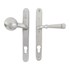 Dauby veiligheidsbeslag knop/kruk - Pure TOP + PH1830 - mat wit brons - profielcilinder 92 mm