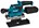 Makita accu vlakschuurmachine - DBO380Z - 18 V - excl. accu en lader - in doos