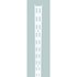 XHANDER wandrail dubbel wit 192cm