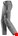 Snickers Workwear werkbroek - 3314 - grijs - maat 152
