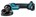Makita haakse accu slijpmachine - DGA506ZJ - 18V - 125mm - excl. accu en lader - met vastzetschakelaar - in Mbox