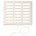 Nedco schuifrooster luxe 300 x 250 mm wit met koord