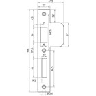 Nemef sluitplaat vp4139/17 draairichting 1+3