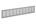 Nedco ventilatiestrip aluminium 500 x 100mm F1