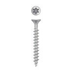 Dynaplus kozijnschroef [1000x] - AR-SILVER - platkop - TX-10 - 3.0x25mm