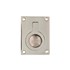 Intersteel luikring - rechthoekig - 65x49 mm - nikkel