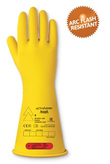 Ansell ActivArmr RIG014Y elektrische isolatie handschoenen 1000V  - maat 8/M