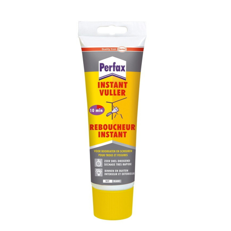 Perfax instant vuller - wit - tube 300 gram - gebruiksklaar - sneldrogend