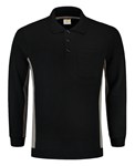 Tricorp polosweater Bi-Color - Workwear - 302001 - zwart/grijs - maat XL