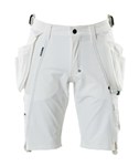 Mascot Advanced short - 17149-311 - afritsbare spijkerzakken - wit - maat C46
