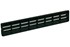 Nedco plintrooster - 458x75mm - zwart - kunststof - in krimpfolie