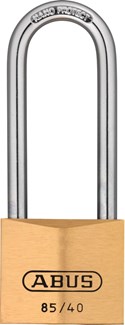 ABUS cilinder hangslot 40mm - 63mm hoge beugel - 85/40 HB63 - gelijksluitend op nr. KA0709 