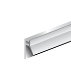 Ellen inbouw tochtprofiel - AIB 4N - 3000 mm - voorgeboord - aluminium