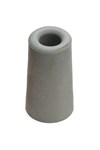 DX deurbuffer conisch - rubber - hoogte 48 mm - grijs