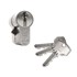 DOM dubbele cilinder - 333 Plura SKG2 - 40-55mm - set à 5 stuks gelijksluitend