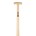 Ivana spade met blank geslepen blad - incl. glasfiber kern steel 76cm