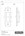 Dauby schuifdeurkom - Pure PSS - mat wit brons - 150x45 mm