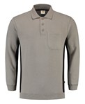 Tricorp polosweater Bi-Color - Workwear - 302001 - grijs/zwart - maat XXL