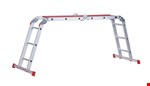 Altrex vouwladder - Varitrex Plus - aluminium - 4 x 3 sporten - met platform