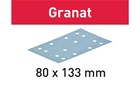 Festool schuurstroken - Granat - 80x133mm 