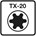 Blackline scharnierschroef [100x] - HCP - platkop 8mm - TX-20 - 4.5x40mm