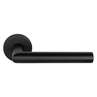 Formani deurkrukken LBII-19 - BASICS - geveerd op rozet - mat zwart