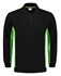 Tricorp polosweater Bi-Color - Workwear - 302001 - zwart/limoen groen - maat S