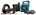 Makita DUB363PT2V Accu Bladblazer/-zuiger LXT 2x18V - 2x5.0 Ah accu en duo snellader  