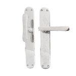 Dauby deurkruk op schild - Pure PHTL"T+L" / P40 - wit brons - blind