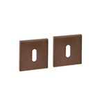 Intersteel Sleutelrozetten verdekt 53x53x6mm PVD Brons