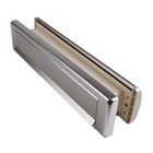 AMI briefplaat EP 965 - met schacht en tochtklep - 340x74mm - F1 - 400524