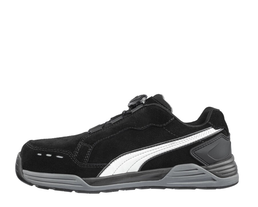 Puma werkschoenen Airtwist Disc sluiting S3 laag zwart maat 46