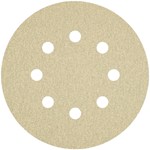 Ivana 56402 ronde schuurschijf [50st] met klittenband 8-gats Ø 125 mm korrel 80