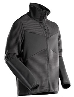 Mascot® 22503-681-09 modern fit fleecetrui met rits - zwart - maat 4XL