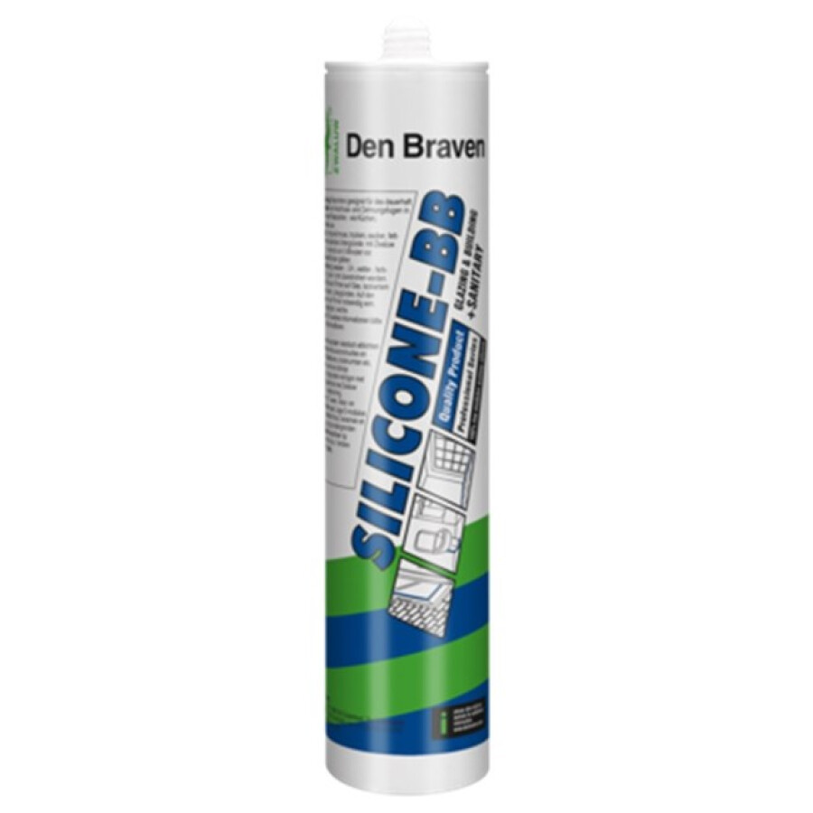 Zwaluw Silicone-BB + Sanitary - siliconenkit - 310 ml koker - transparant