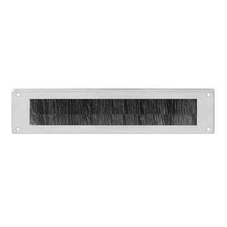 Intersteel tochtwering - rechthoekig - 340x76 mm - RVS