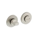 Intersteel toilet-/badkamersluiting met rond rozet - Ø 49 mm - mat nikkel