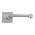 Dauby toiletrolhouder enkel - Pure Plus Square - mat wit brons - 150 mm - rechts
