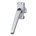 AXA raamsluiting 3308 - met drukknop - draairichting 1-4 - linksdraaiend - alu. F1 - 3308-42-91/6