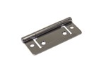 DX louvredeurscharnier - vernikkeld - 75x35 mm 