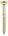 HECO TOPIX-plus schroeven - platkop geel verzinkt - 5x90/54 mm - PZ2 - deeldraad - 200 st