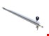 SecuBar schuifpui- en schuifraambeveiliging Basic - Silverline RAL9006 - 193 cm - 2010.380.04