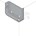Blum kastophanger zichtbaar - 48N0510.03S - wit - links
