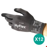 Ansell HyFlex® 11-840 werkhandschoenen zwart maat 8/M - 12 paar