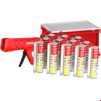 fischer 575849 injectiemortel FIS V Plus 360 S - 12 kokers 360 ml in krat met pistool 