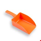 Zoutschep / Handschep - kunststof oranje - bakje 18,5 x13 cm