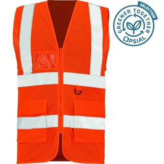 Opsial JULIUS OGT veiligheidsvest oranje High Visibility - maat XL