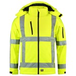 Tricorp soft shell jack RWS - Safety - 403003 - fluor geel - maat XS