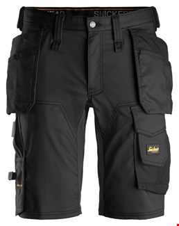 Snickers Workwear 6141 Korte broek met holsterzakken zwart - maat 48